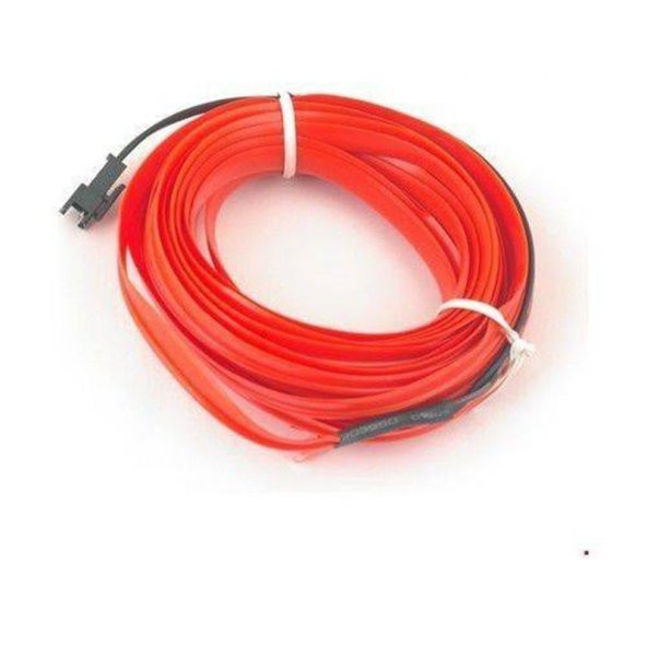 Ferrari 612 Turuncu 2 Metre Neon İp Torpido Fitili Oto Şerit Led - 3