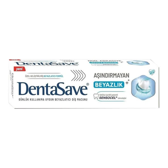 Dentasave Aşındırmayan Beyazlık 75 ml ürün görseli