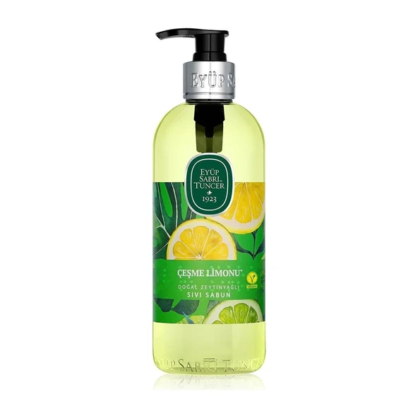 Eyüp Sabri Tuncer Çeşme Limonu Doğal Zeytinyağlı Sıvı Sabun 500 Ml ürün görseli