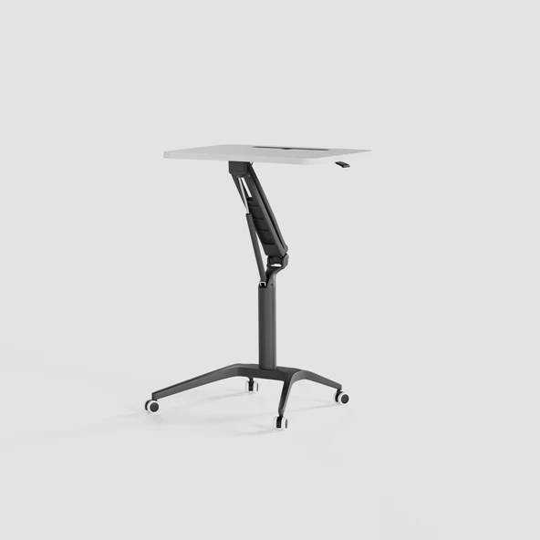 D-Flex Mobil Yükseklik Ayarlı Masa - Siyah Ayak - 3