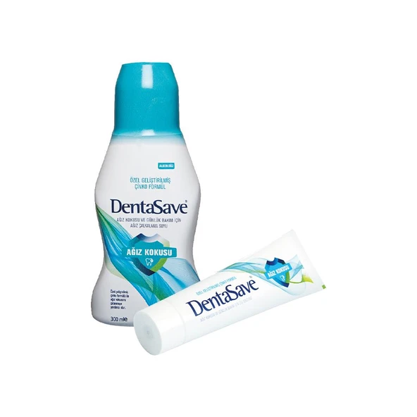 DentaSave Ağız Çalkalama Suyu  ve Diş Macunu Ağız Kokusu Çinko Formül ürün görseli
