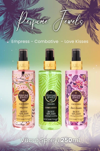 Eyüp Sabri Tuncer Vücut Spreyi Empress,Combative ve Love Kisses ürün görseli