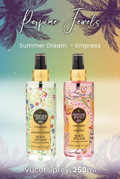 Eyüp Sabri Tuncer Body Splash Summer Dream 250 ml ve Empress 250 ml ürün görseli