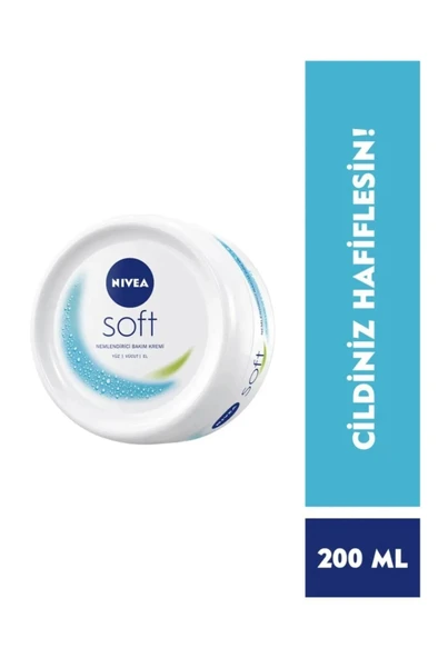 NIVEA Soft Nemlendirici Bakım Kremi 200 ml ürün görseli