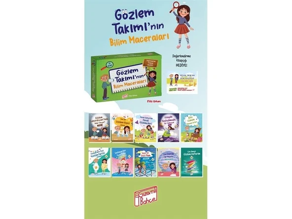 GİZEMLİ BAHÇE 3.SINIF GÖZLEM TAKIMI'NIN MACERALARI 10'LU HİKAYE SETİ