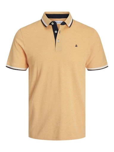 Jack Jones Erkek Pamuklu Turuncu  Polo Yaka Tişört 12136668