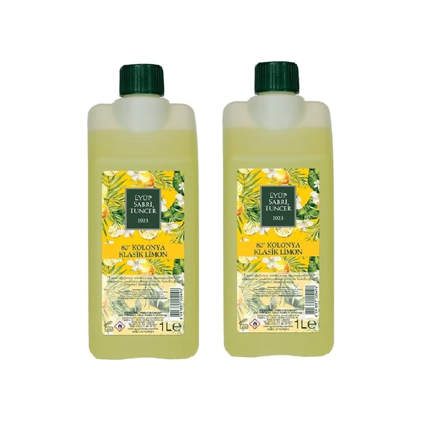 Eyüp Sabri Tuncer Klasik Limon Kolonyası 1 lt x 2 Adet ürün görseli