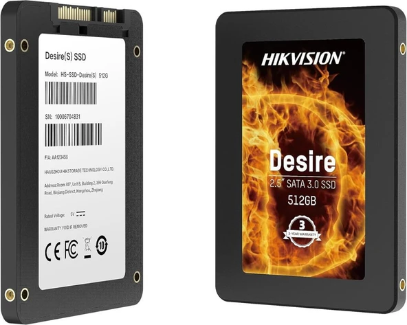 Hikvision SSD Arzu(S) 512GB Siyah Teşhir - 4