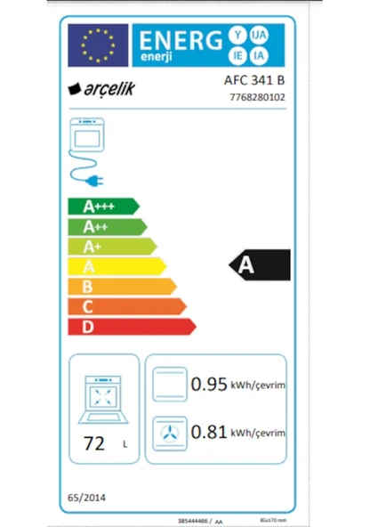 Arçelik AFC341 B Ankastre Fırın Beyaz - 5
