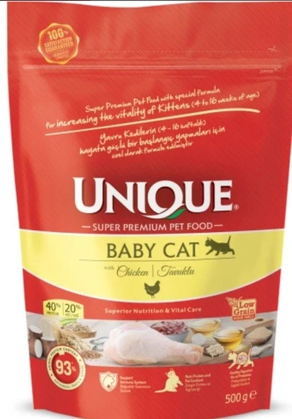 Unique Mother And Baby Cat Tavuklu Anne Ve Yavru Kedi Maması 400  gr