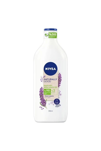 NIVEA Vücut Losyonu Naturally Lavanta Özlü 350 ml ürün görseli