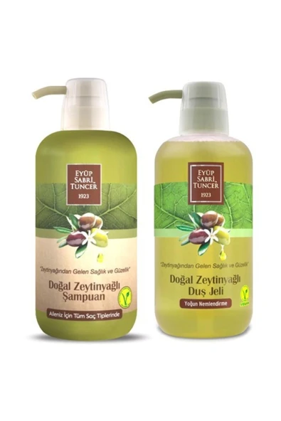Eyüp Sabri Tuncer Doğal Zeytinyağlı Şampuan ve Duş Jeli 600 ml ürün görseli