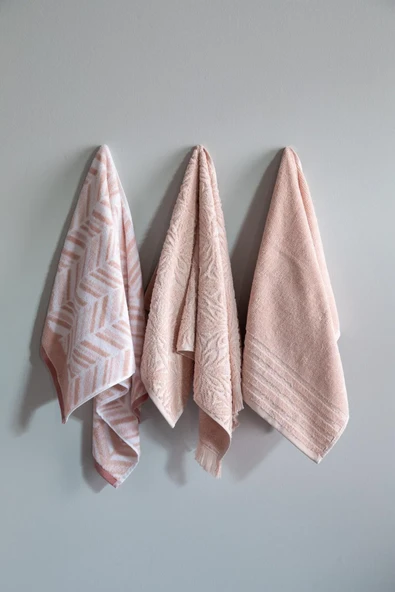 Apricitas HOME AP 50x90 3LU HAVLU SETI JASMINE - BANYO SETİ - 2