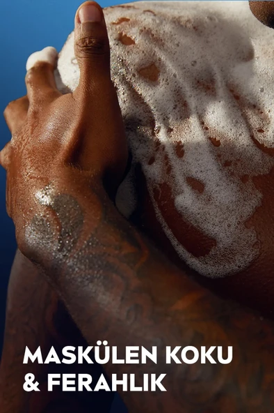 NIVEA MEN Erkek Deep Dimension Banyo ve Duş Jeli 500ml, 3ü 1 Arada Komple Bakım, Vücut Saç Yüz - Resim 3