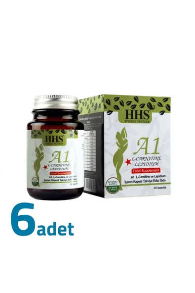 HHS A1 L-CARNİTİNE LEPİDİUM 30 KAPSÜL 6 ADET