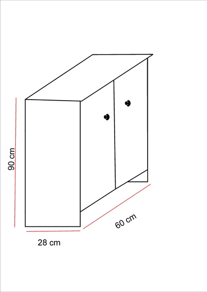 modüleva banyo dolabı / ayakkabılık - 4