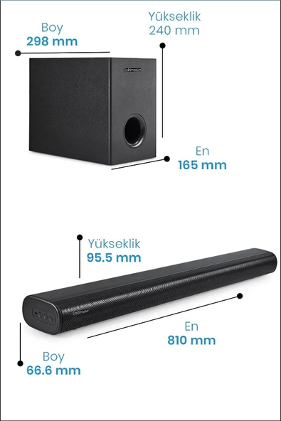 Goldmaster Sw-910 Bt Soundbar Kablolu Woofer 261535 - 7