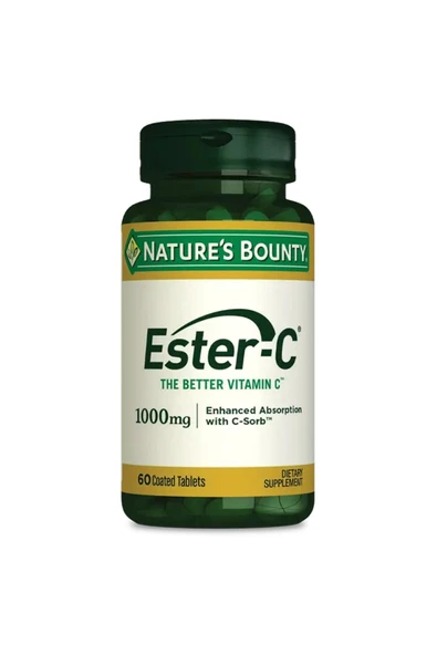 NATURE'S BOUNTY ESTER-C 1000 MG 60 TABLET