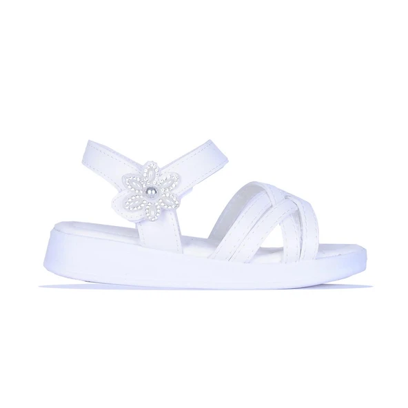 Skuaıter 7180 Cansu Beyaz Kız Çocuk Sandalet ürün görseli