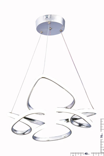 HALE KÜÇÜK KROM LED AVİZE - 2