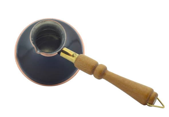 Bakır Sade Zarif Minimal 375ml Türk Kahvesi Renkli Rus Cezvesi Orta - 9