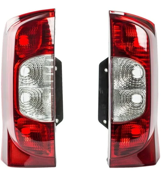 Fiorino - Bipper - Nemo Sağ Sol Arka Stop Lambası Takımı 2008- BAĞAJ KAPAĞI YANA AÇILAN MODEL ÇİFT KAPI