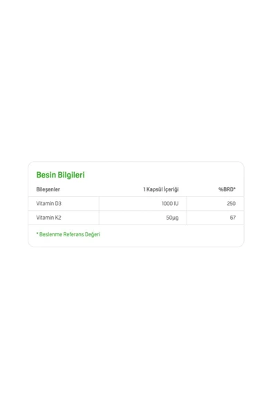 SUDA VİTAMİN D3 K2 60 KAPSÜL - 2