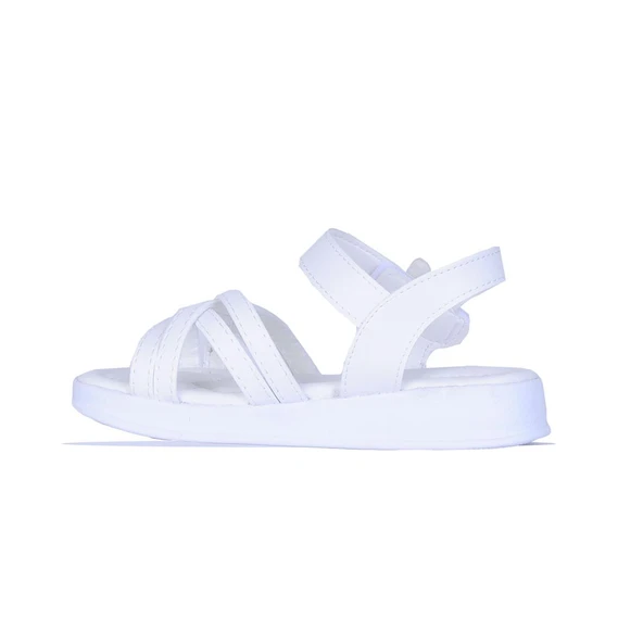 Skuaıter 7180 Cansu Beyaz Kız Çocuk Sandalet - Resim 2