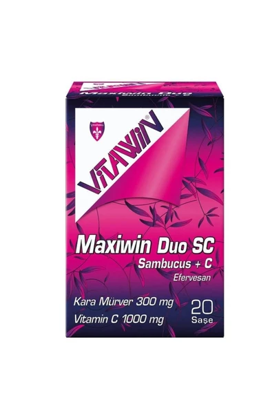 MAXİWİN DUO SC SAMBUCUS+C EFERVESAN 20 SAŞE