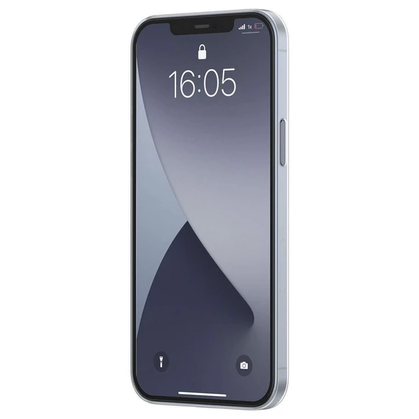Baseus Wing İphone 12 Pro uyumlu Kılıf Mat Şeffaf - Resim 5