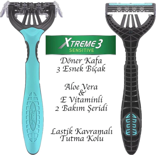 Wilkinson Sword Xtreme 3 Pure Sensitive Tek Kullanımlık Tıraş Bıçağı - 12 Adet - 4