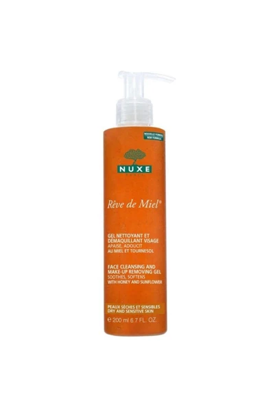 NUXE REVE DE MİEL YÜZ VE MAKYAJ TEMİZLEME JELİ 200 ML