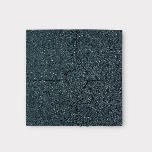 Kauçuk Zemin Kaplama Karo Yeşil 40x40x2 cm - 35m2 Paketli - 2
