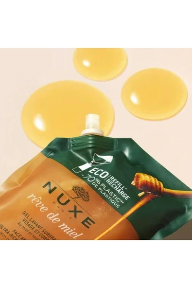 NUXE REVE DE MİEL GEL LAVANT SURGRAS VİSAGE ET CORPS 400 ML - REFİLL - 3