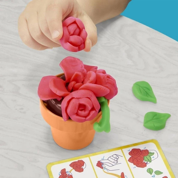 G0492 Play-Doh Renkli Çiçekler Botanik Oyun Seti +3 yaş - 5