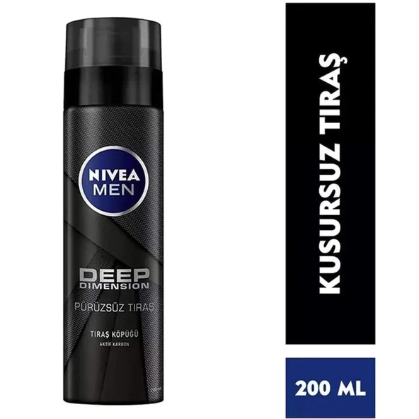 Nivea Men Deep Dimension Tıraş Köpüğü 200 ml - 2