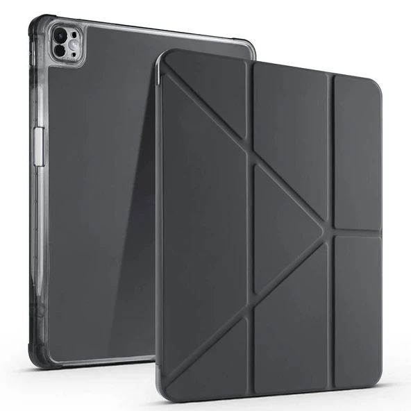 Apple iPad Air 13 2025 M3 Kılıf Redclick Tri Folding Kalem Bölmeli Standlı Kılıf - 2