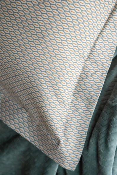 Apricitas HOME Cıft Kısılık Yatak Ortusu Nevresım Set Tammy Yeşil - Yatak Ortusu - 3