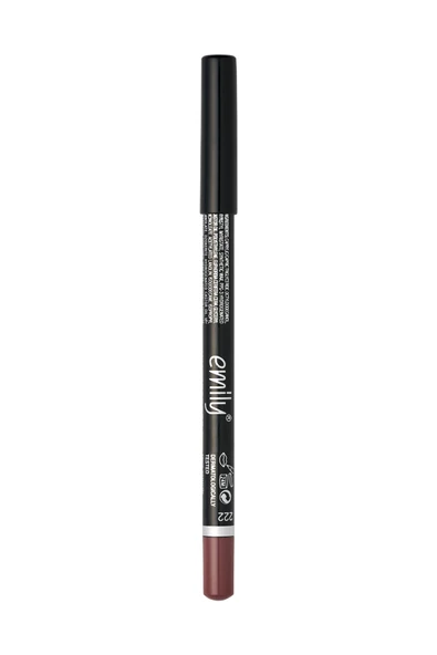 Emily Long Lasting Lip Pencil No: 222 - Dudak Kalemi - 8691190522223 - 5