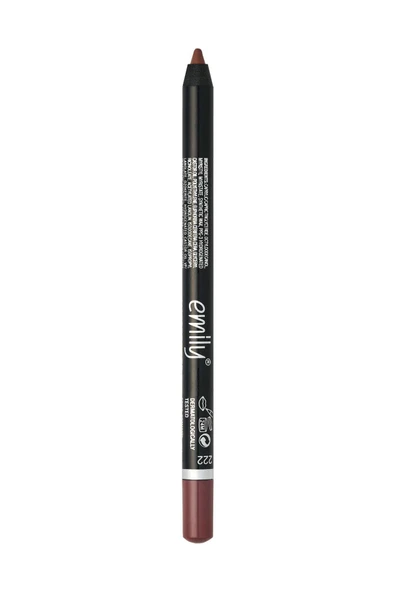 Emily Long Lasting Lip Pencil No: 222 - Dudak Kalemi - 8691190522223 - 4