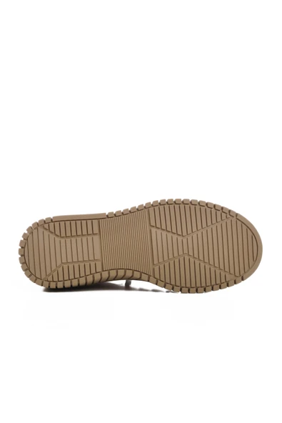 Gamelu Bej Tekstil Memory Foam Unisex Spor Ayakkabı - Resim 5