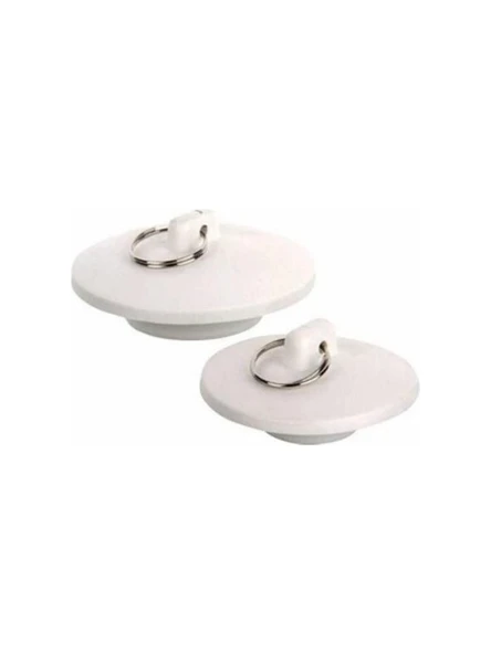 Banyo Küvet Lavabo Tıpası 2 li Set Lavabo Tıpası Küvet Duş Teknesi Tıpası Lavabo Gider Tıkacı - 3