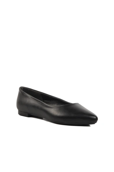 Aspor Siyah Hafif İnce Taban Kadın Babet - Resim 3