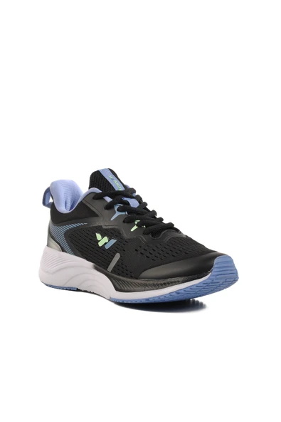 Walkway Siyah Memory Foam Hafif Hava Alabilen Unisex Spor Ayakkabı - Resim 3