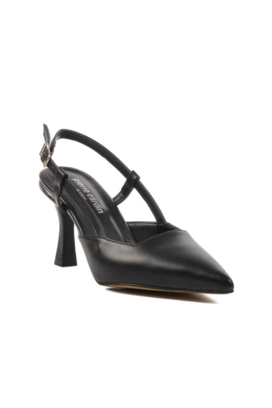 Pierre Cardin Siyah İnce Topuklu Kadın Abiye Ayakkabı - 3