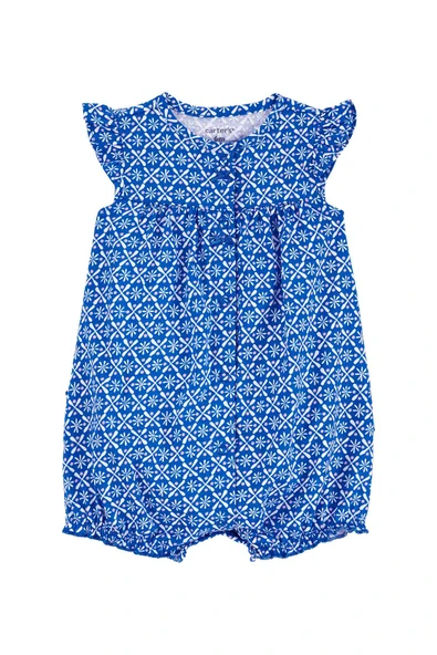 Carters Renkli Kız Bebek Kısa Tulum 1Q496510R
