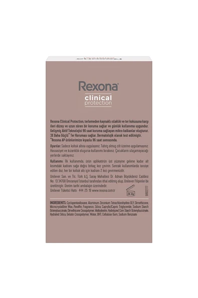 REXONA CLİNİCAL PROTECTİON SHOWER CLEAN UNİSEX 45 ML 2 ADET - 8