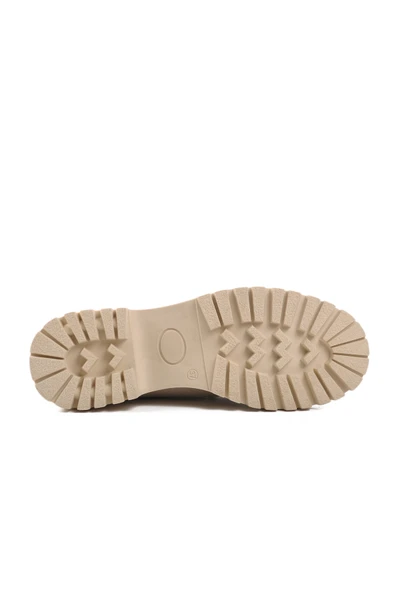 Pierre Cardin Bej Süet Kadın Casual Ayakkabı - Resim 5