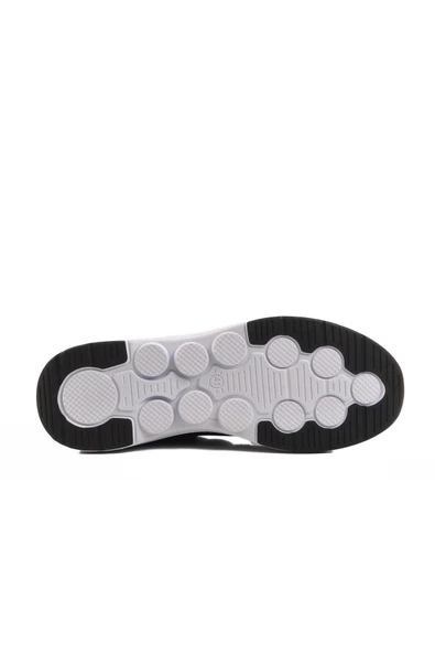 Aspor Siyah Beyaz Tekstil Erkek Spor Ayakkabı - Resim 5