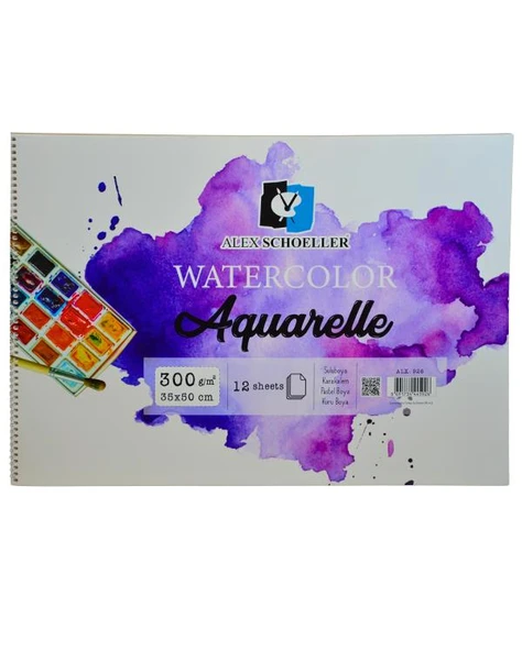 Alex Schoeller Watercolor Aquarelle 35x50 cm 926